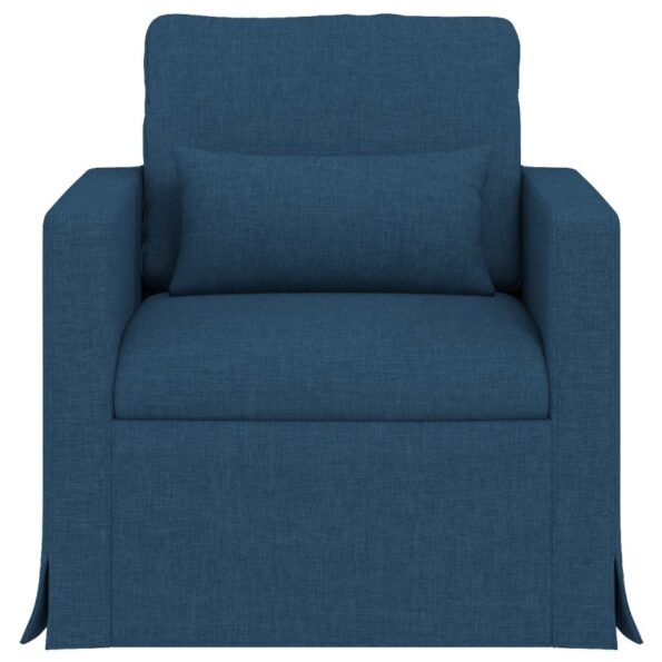 vidaXL Pohovka Modrá 78 x 78 x 80 cm Kov – Obrázok 4