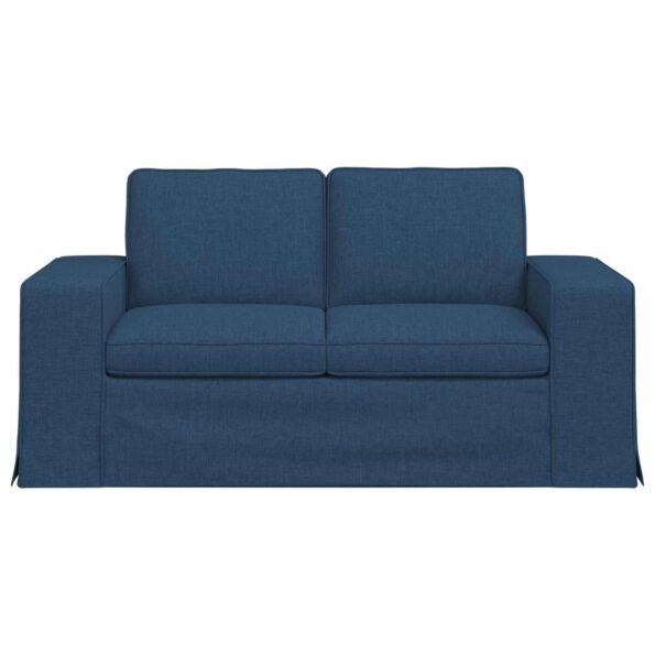 vidaXL Pohovka Modrá 162 x 80 x 82 cm Kov – Obrázok 4