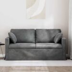 vidaXL Pohovka Tmavo šedá – Obrázok 3