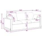 vidaXL Pohovka Tmavo šedá – Obrázok 10