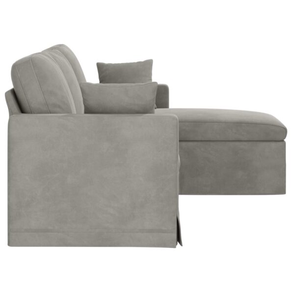 vidaXL Pohovka Svetlosivá – Obrázok 5