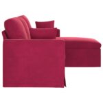 vidaXL Pohovka Víno červené – Obrázok 5