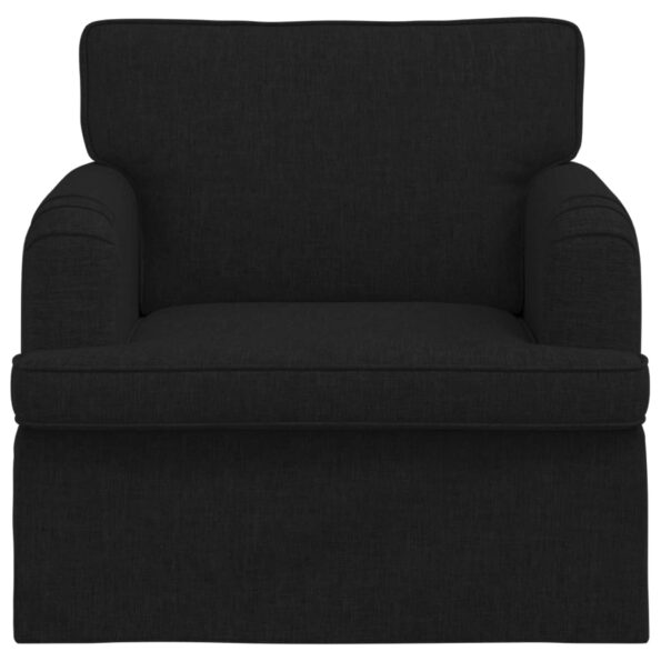 vidaXL Pohovka 60cm Čierna Kov – Obrázok 4