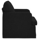 vidaXL Pohovka 60cm Čierna Kov – Obrázok 5