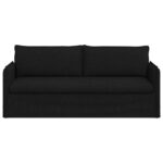 vidaXL Pohovka Čierna 195 x 82 x 85 cm Kov – Obrázok 4