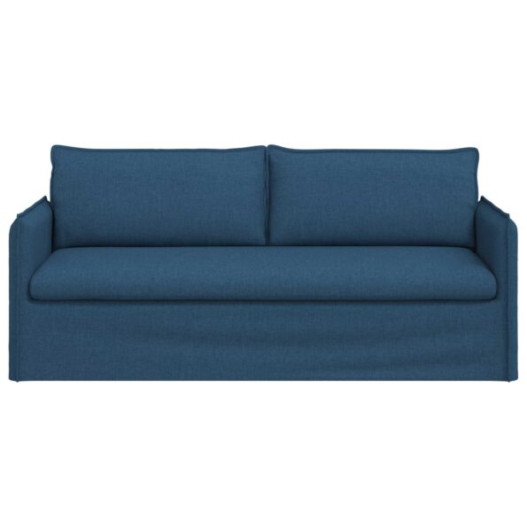 vidaXL Pohovka Modrá 195 x 82 x 85 cm Kov – Obrázok 4