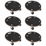 vidaXL Prepravný vozík 6 pcs Sivá Preglejka – Obrázok 2