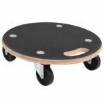 vidaXL Prepravný vozík 6 pcs Sivá Preglejka – Obrázok 4