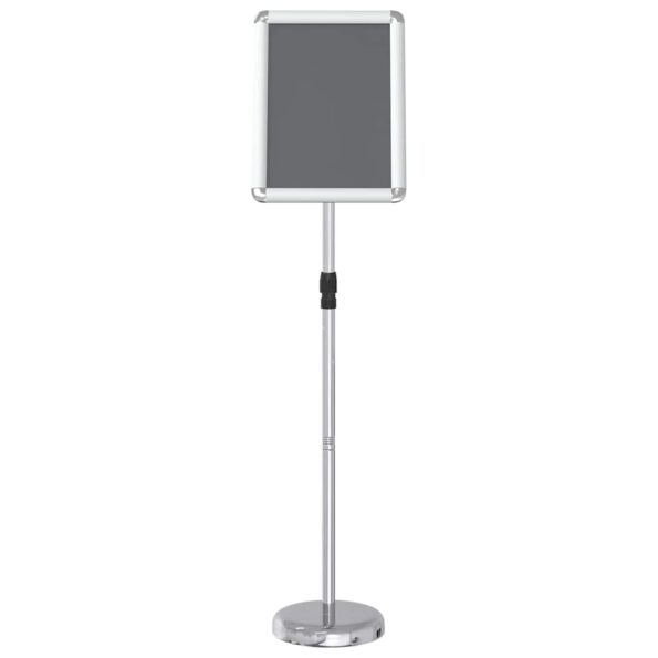 vidaXL Stánky na výstavy Strieborná 30 x 25 x 128 cm Hliník – Obrázok 7