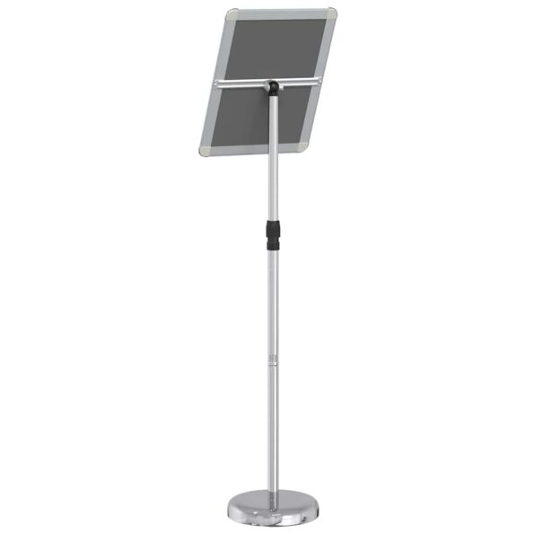 vidaXL Stánky na výstavy Strieborná 30 x 25 x 128 cm Hliník – Obrázok 9