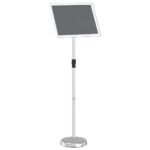 vidaXL Stánky na výstavy Strieborná 30 x 25 x 128 cm Hliník – Obrázok 5