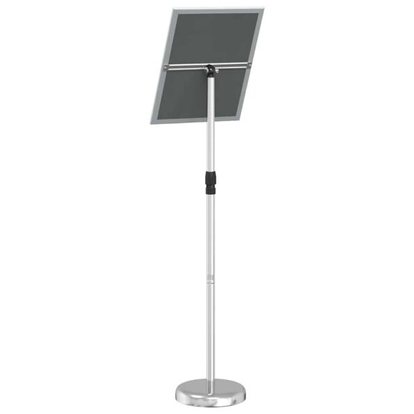 vidaXL Stánky na výstavy Strieborná 30 x 25 x 128 cm Hliník – Obrázok 9