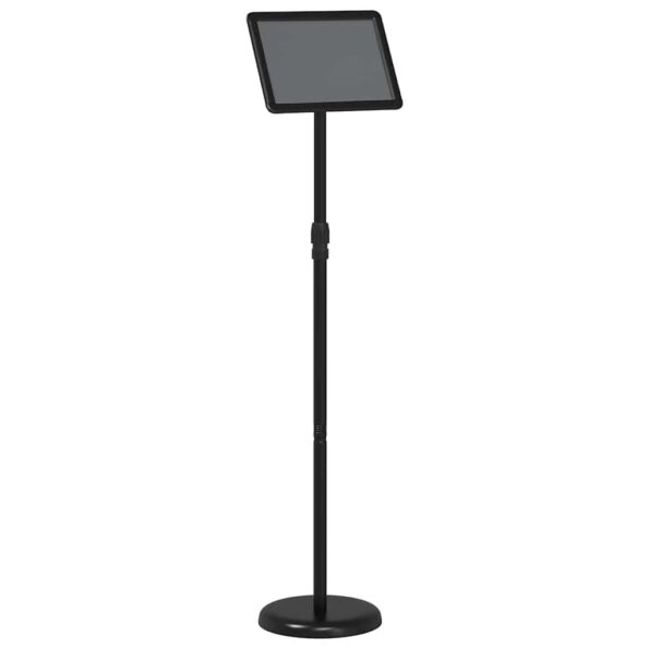 vidaXL Stánky na výstavy Čierna 25 x 25 x 125 cm Hliník – Obrázok 5