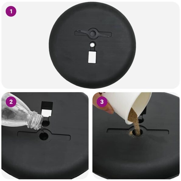 vidaXL Stánky na výstavy Strieborná 25 x 25 x 125 cm Hliník – Obrázok 13