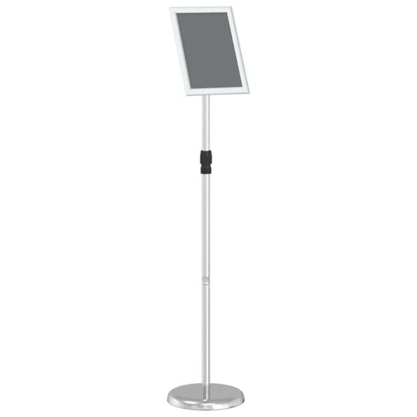 vidaXL Stánky na výstavy Strieborná 25 x 25 x 125 cm Hliník – Obrázok 2