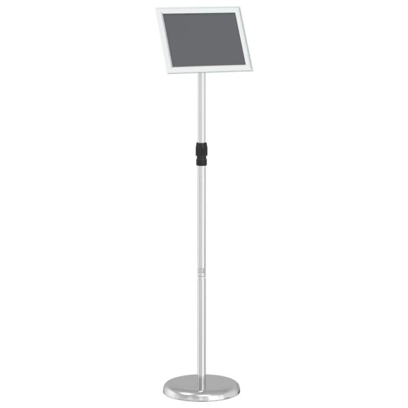 vidaXL Stánky na výstavy Strieborná 25 x 25 x 125 cm Hliník – Obrázok 5