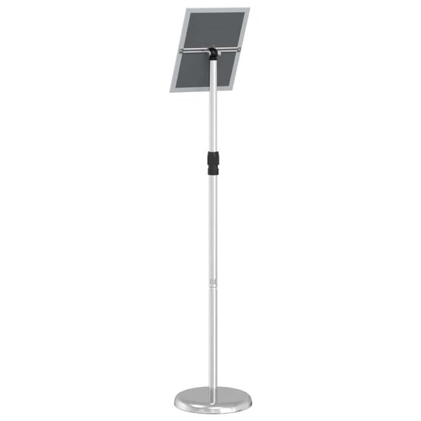 vidaXL Stánky na výstavy Strieborná 25 x 25 x 125 cm Hliník – Obrázok 9