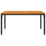 vidaXL Záhradný nábytok s vankúšom 4 pcs Čierna PE ratan – Obrázok 10