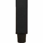 vidaXL Vonkajšia lavička Čierna 117 x 54 x 74.5 cm polyratan – Obrázok 9