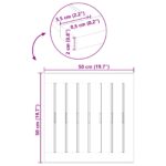 vidaXL Kúpeľňová predložka Jednofarebný Hnedá 50 x 50 cm drevo – Obrázok 10