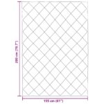 vidaXL Letná prikrývka Zelená 200 x 155 cm Mikrovlákno – Obrázok 10