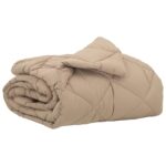 vidaXL Letná prikrývka Sivohnedá 220 x 135 cm Mikrovlákno – Obrázok 2