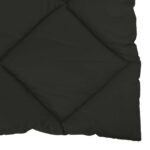 vidaXL Letná prikrývka Čierny 200 x 155 cm Mikrovlákno – Obrázok 8
