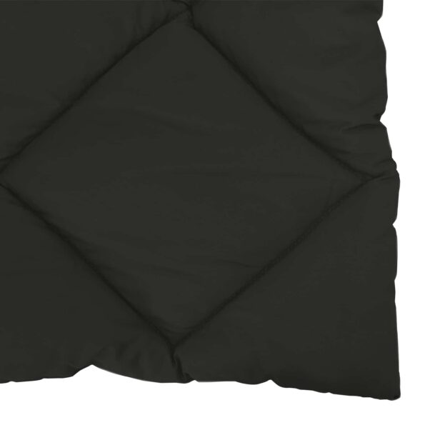 vidaXL Letná prikrývka Čierny 200 x 155 cm Mikrovlákno – Obrázok 8