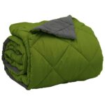 vidaXL Prikrývka na celý rok Zelená a antracitová 240 x 200 cm – Obrázok 5