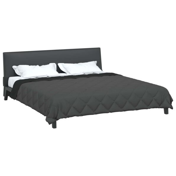 vidaXL Prikrývka na celý rok Čierna a antracit 220 x 200 cm – Obrázok 3