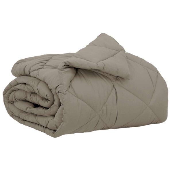 vidaXL Prikrývka na celý rok Svetlosivá 200 x 135 cm Mikrovlákno – Obrázok 2