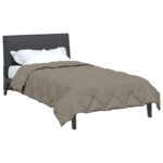 vidaXL Prikrývka na celý rok Svetlosivá 200 x 135 cm Mikrovlákno – Obrázok 3