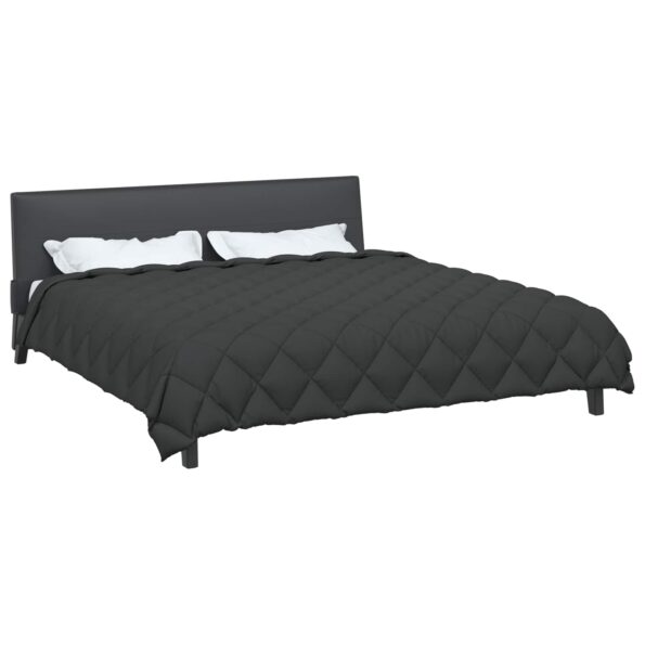 vidaXL Zimný prehoz Antracit 220 x 240 cm Mikrovlákno – Obrázok 3