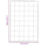 vidaXL Letná prikrývka Strieborná 200 x 155 cm Satén a mikrovlákno – Obrázok 10