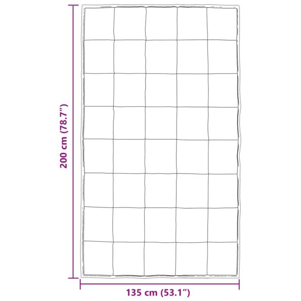vidaXL Prikrývka na celý rok Strieborná 200 x 135 cm – Obrázok 10