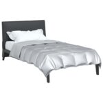 vidaXL Prikrývka na celý rok Strieborná 220 x 140 cm – Obrázok 3