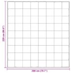 vidaXL Prikrývka na celý rok Strieborná 220 x 200 cm – Obrázok 10