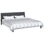 vidaXL Prikrývka na celý rok Strieborná 220 x 200 cm – Obrázok 3