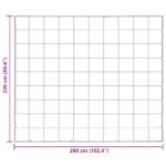 vidaXL Prikrývka na celý rok Strieborná 220 x 260 cm – Obrázok 10