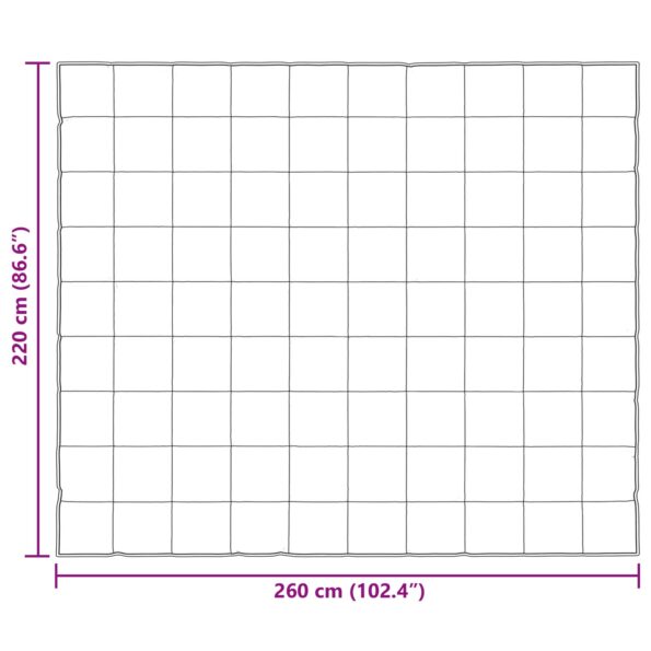 vidaXL Prikrývka na celý rok Strieborná 220 x 260 cm – Obrázok 10