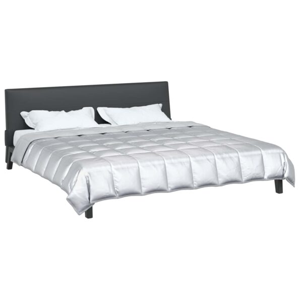 vidaXL Prikrývka na celý rok Strieborná 220 x 260 cm – Obrázok 3