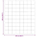vidaXL Letná prikrývka Šnurovaný Čierny 220 x 240 cm Mikrovlákno – Obrázok 10