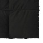 vidaXL Letná prikrývka Šnurovaný Čierny 220 x 240 cm Mikrovlákno – Obrázok 6