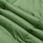 vidaXL Letná prikrývka Šnurovaný Zelená 140 x 220 cm Mikrovlákno – Obrázok 7