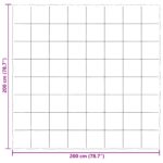 vidaXL Letná prikrývka Šnurovaný Tmavomodrá 200 x 200 cm Mikrovlákno – Obrázok 10