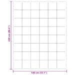 vidaXL Letná prikrývka Šnurovaný Tmavomodrá 140 x 220 cm Mikrovlákno – Obrázok 10