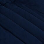 vidaXL Letná prikrývka Šnurovaný Tmavomodrá 155 x 220 cm Mikrovlákno – Obrázok 7