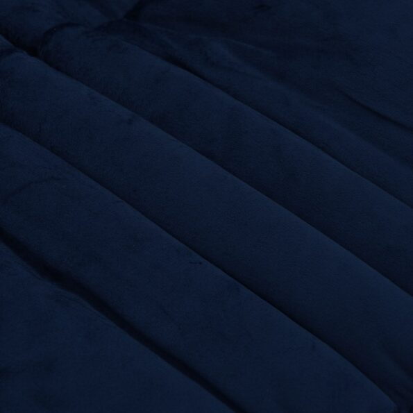 vidaXL Letná prikrývka Šnurovaný Tmavomodrá 155 x 220 cm Mikrovlákno – Obrázok 7