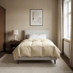 vidaXL Prikrývka na celý rok Krémová 155 x 220 cm Mikrovlákno