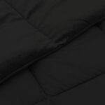 vidaXL Zimný prehoz Šnurovaný Čierna 220 x 240 cm Mikrovlákno – Obrázok 5